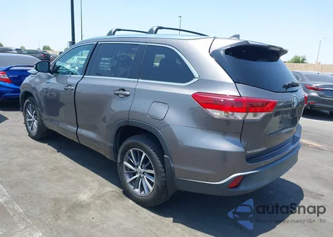 2018 Toyota Highlander Xle z USA, uszkodzony, nr VIN 5TDKZRFHXJS271758